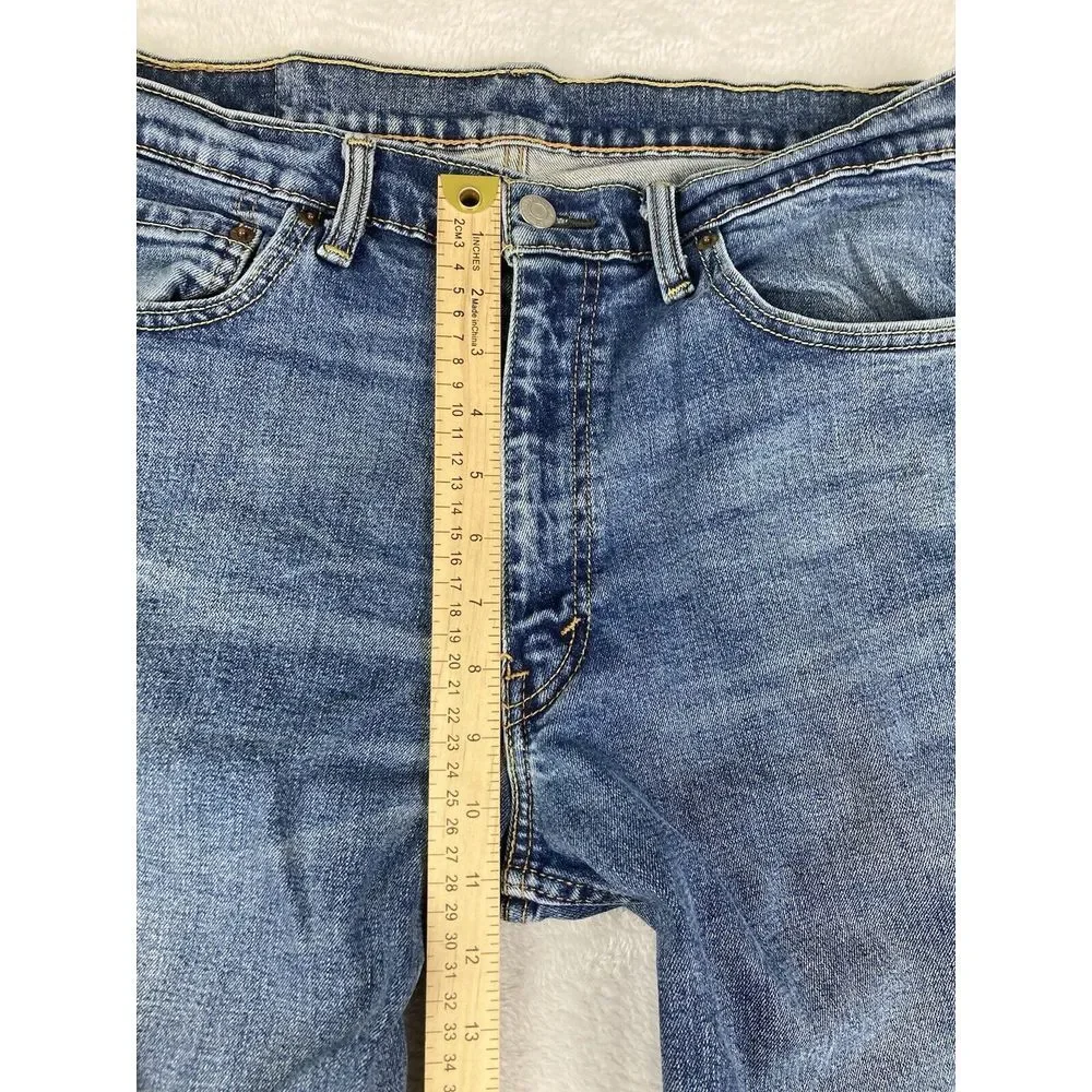 Levi's 550 Straight Leg Denim Jeans Mens Blue Size 34x32 (32x31 Measured)‎
